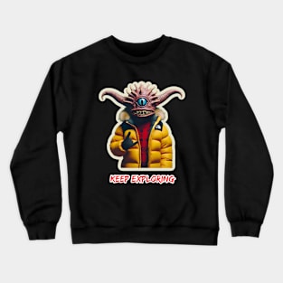 Explore with monsters Crewneck Sweatshirt